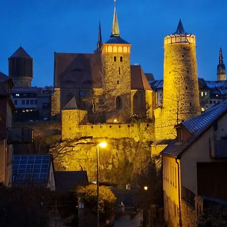 Nyaraló Amare Mit Fasssauna, Eigener Terrasse & Kamin Bautzen